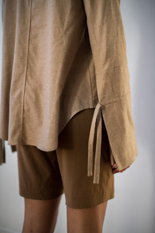 TIE CUFF SHIRT | FAWN - Image 8